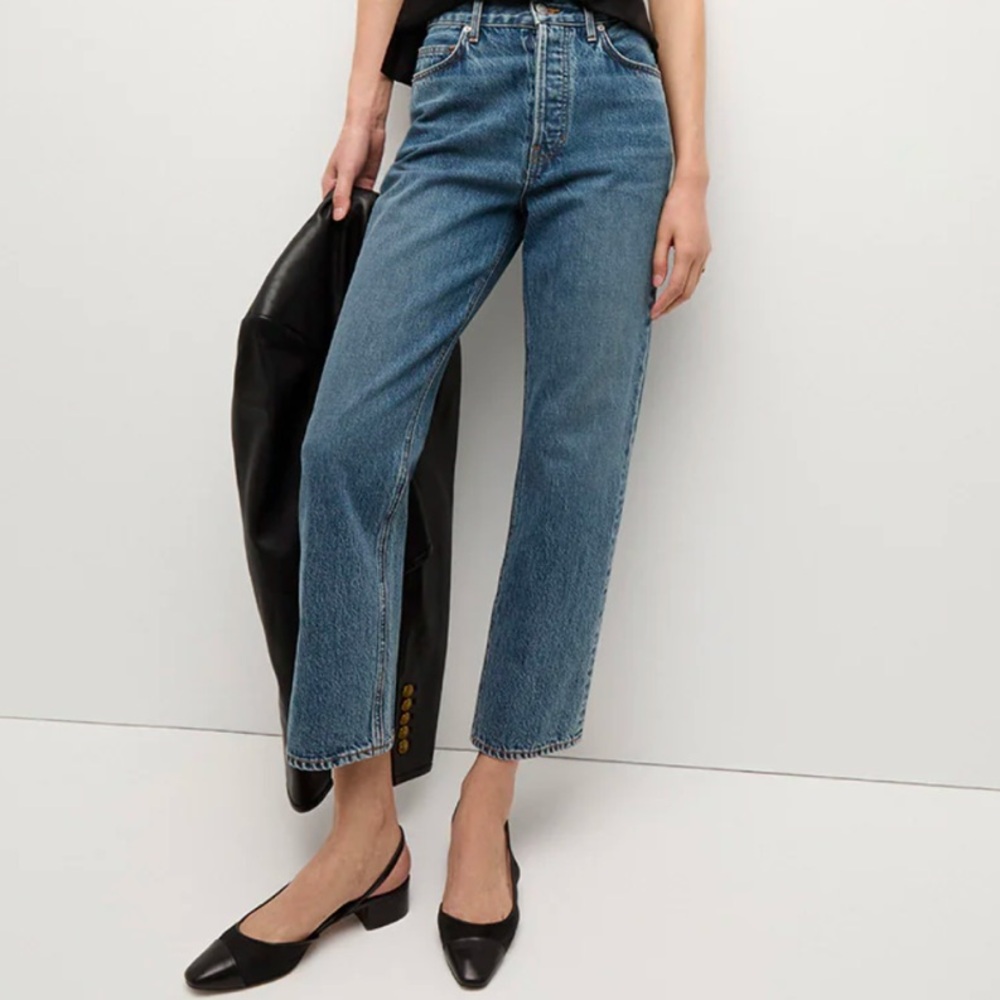 NWT Veronica Beard Daniela Straight Leg Jean, color: rebel blue